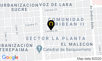 Mapa de Optica Johana C.a. en Barquisimeto