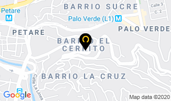Mapa de Orlando Banquez en Caracas