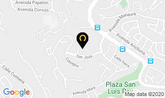Mapa de Otesica en Caracas