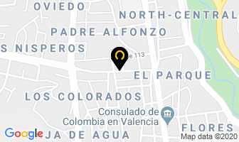 Mapa de Panadería La Cascada De Fatima 2005, C.a. en Valencia