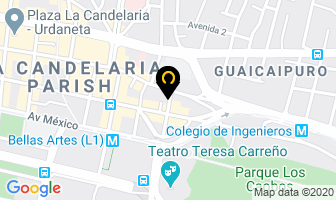 Mapa de Panepinto Es Pastas en Caracas