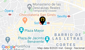 Mapa de Perfiles Vinilicos Pervysa en Caracas