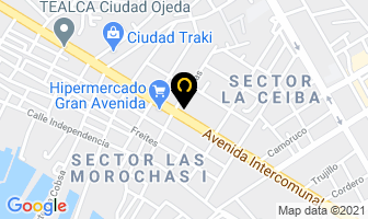 Mapa de Pirotécnica Costa Oriental. en Ciudad Ojeda