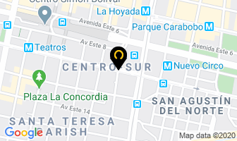 Mapa de Pollos Capelos C. A en Caracas