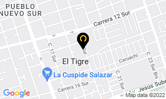 Mapa de Posada El Prado en El Tigre