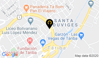 Mapa de Posada Turistica El Compositor C.a en Táriba