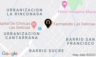 Mapa de Presto Pizza en Maracay