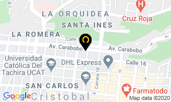 Mapa de Producciones Aum en San Cristóbal