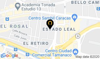 Mapa de Productos Efe en Caracas