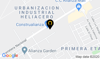 Mapa de Prometalca en Guacara