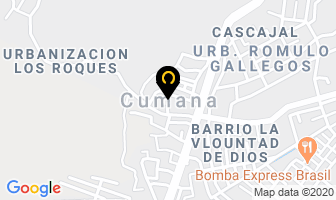 Mapa de Purificadores Pasteur en Cumaná
