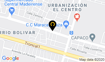 Mapa de P.vega Distribuidor Tiens en Maracay