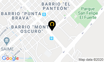 Mapa de Que Pizza en San Felipe