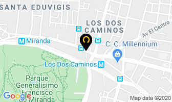 Mapa de Quiropedia Nuestros Pies Xv en Caracas