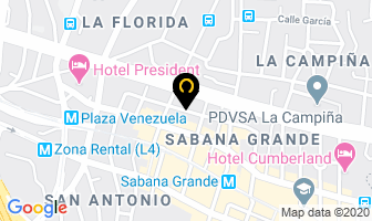 Mapa de Radiadores Nico en Caracas