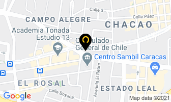 Mapa de Radio X.89.7 Fm en Caracas
