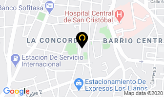 Mapa de Refrica en San Cristóbal