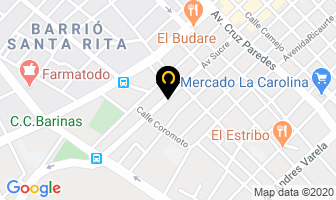 Mapa de Refrigeracion America Barinas C.a. en Barinas