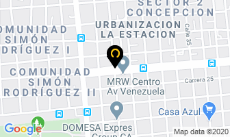 Mapa de Refrigeracion Comercial Biondi en Barquisimeto