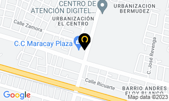 Mapa de Rentahouse Inmobiliaragua en Maracay