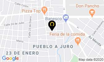 Mapa de Representaciones Juvil en Anaco