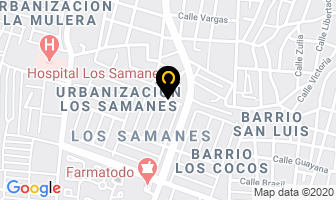 Mapa de Representaciones Mora Mart C.a en Maracay