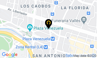 Mapa de Reprocopia en Caracas