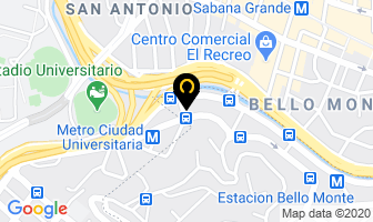 Mapa de Repuestos Automaticos en Caracas
