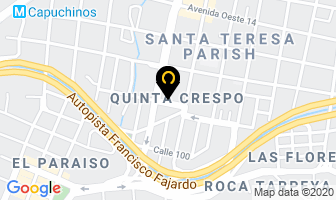 Mapa de Repuestos Compre Aki C.a. en Caracas