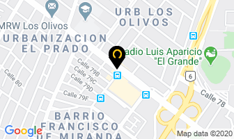 Mapa de Repuestos Hipodromo en Maracaibo