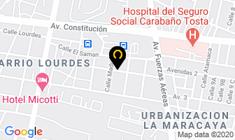 Mapa de Repuestos Otah C.a. en Maracay