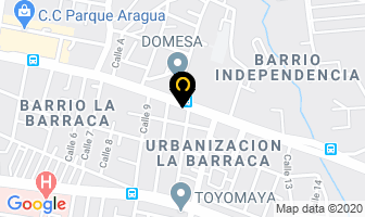 Mapa de Repuestos Reica en Maracay