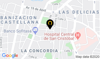 Mapa de Repuestos Y Accesorios Chevrosca Ca en San Cristóbal