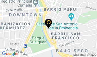 Mapa de Restaurant Cafe Omega, C.a. en Cumaná