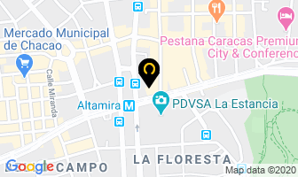 Mapa de Restaurant Chef Woo en Caracas