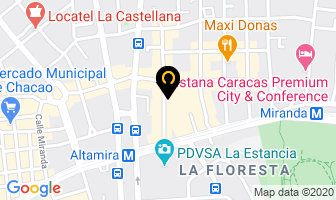 Mapa de Restaurant Din Din Korea en Chacao