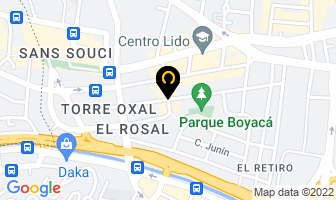 Mapa de Robert Sanders en Caracas