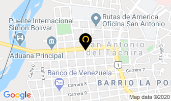 Mapa de Romanos Marroquineria en San Antonio del Táchira