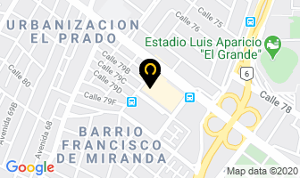 Mapa de Ros Pollo´s en Maracaibo