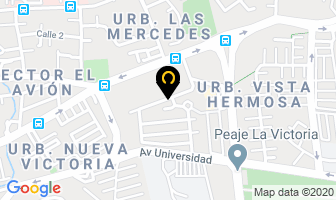 Mapa de S & G Consultores C.a. Bienes Raices en La Victoria