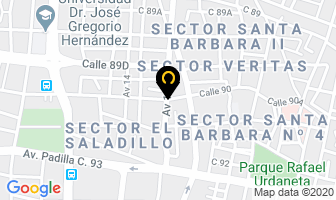 Mapa de Sastreria Rubelt en Maracaibo