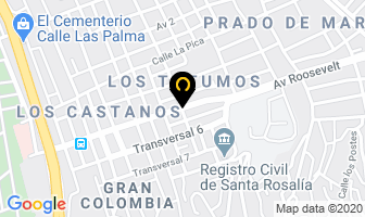 Mapa de Servicio De Radiologia Torre Los Rosales en Caracas