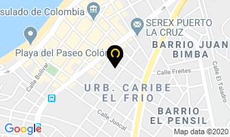 Mapa de Servicios A.wetter Limpieza Y Mantenimiento en Puerto La Cruz