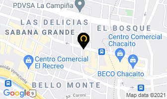 Mapa de Servicios Outsourcing Rg2005, C.a. en Caracas