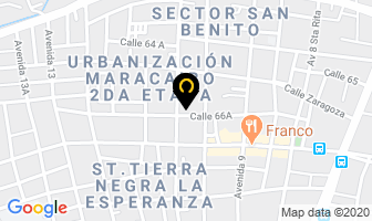 Mapa de Servicios Rainbow De Venezuela, C.a. en Maracaibo