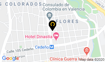 Mapa de Sisproca Seguridad Preventiva en Valencia