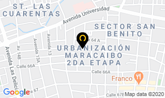 Mapa de Super Panaderia Sagres Millenium, C.a. en Maracaibo