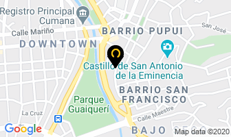 Mapa de Super TequeÑos en Cumaná