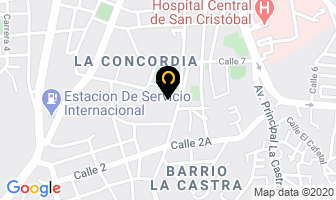 Mapa de Tachira en San Cristóbal