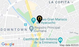 Mapa de Taller Misak en Cumaná